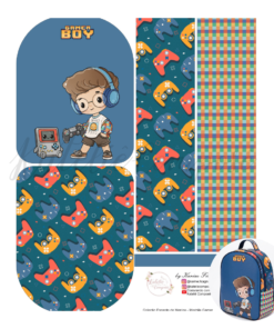 Painel Mochila - Game - Encanto de Menino