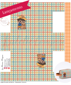 Painel Necessaire - Capivara - Encanto de Menino