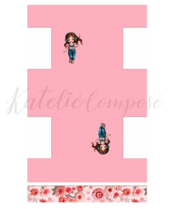 Painel Niqueleira - Rosa Melody - Encanto de Menina