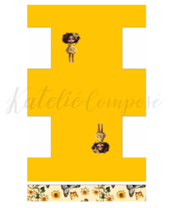 Painel Niqueleira - Amarelo Luna - Encanto de Menina