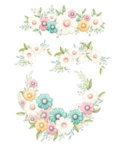 DTF Têxtil - Termocolante - Floral 4
