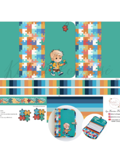 Painel Capa Caderno/Agenda - Autista - Encanto de Menino