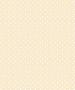 Sintético Doll Estampado - Coleção Aconchego - Poa Amarelo Bebê