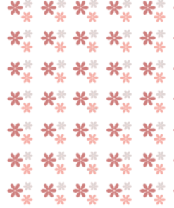Cristal Estampado - Flores Rose